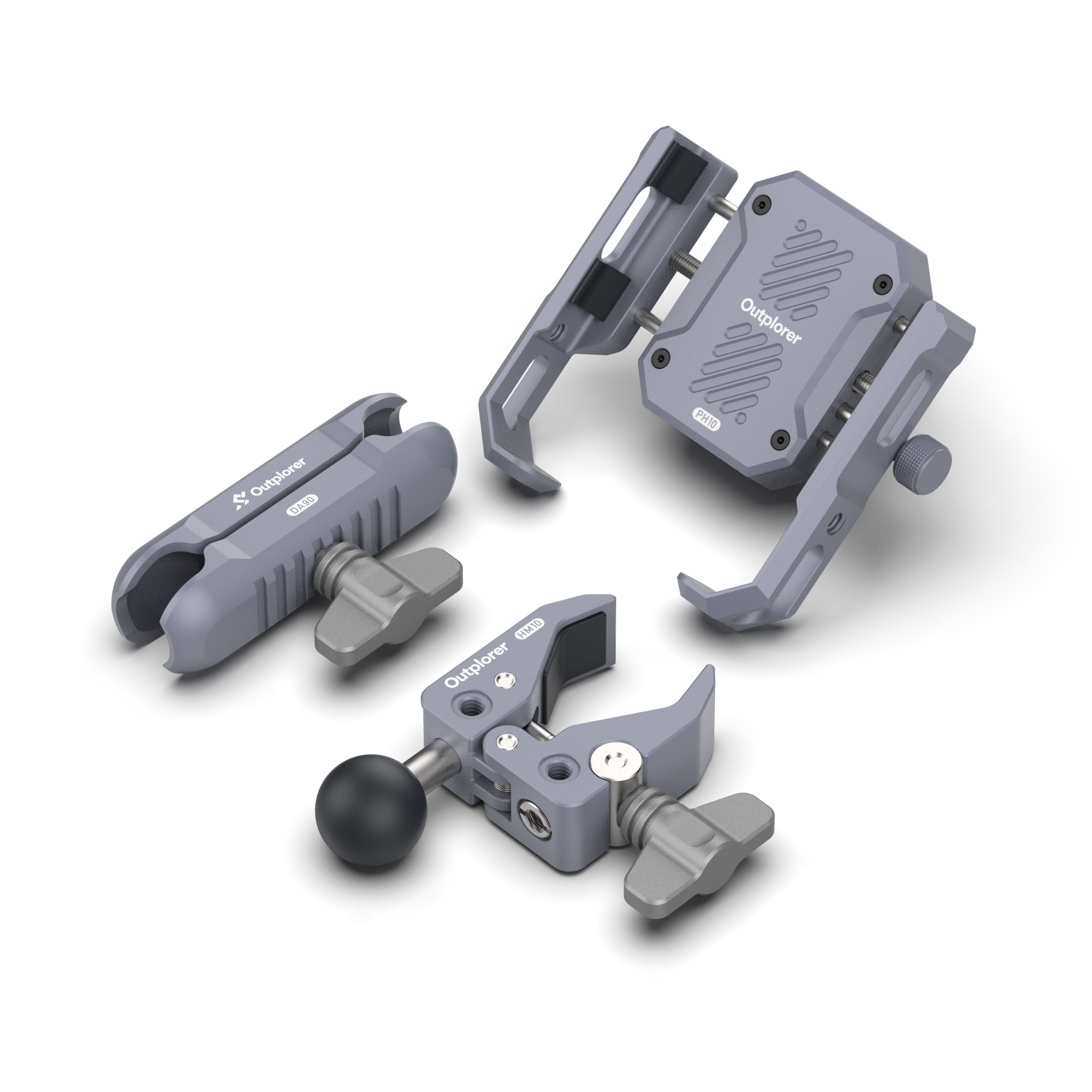 Outplorer Phone + Action Camera Mounts